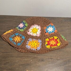 Zara Multicolor Crochet Kids Hat